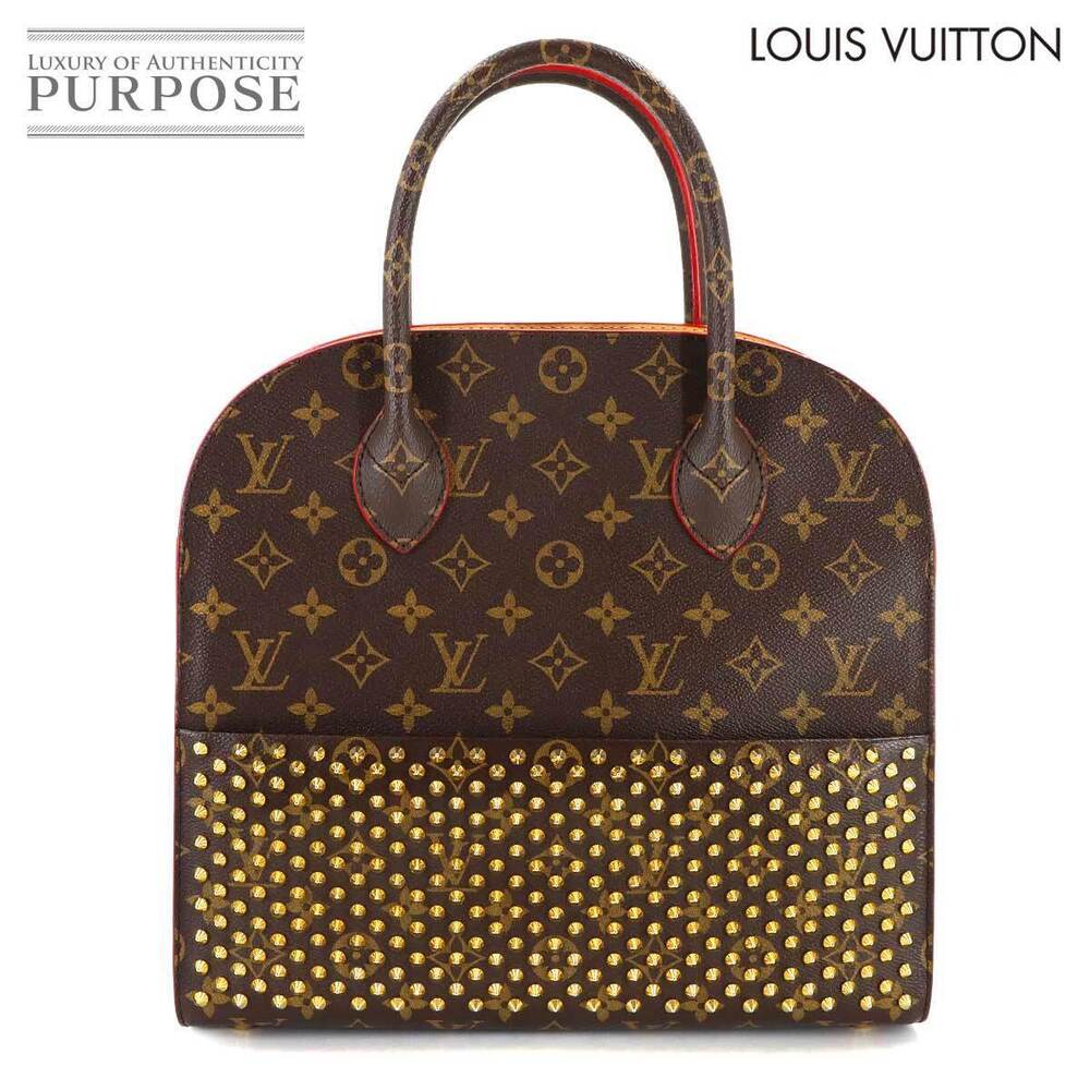 Louis Vuitton Christian Louboutin Iconoclast Handbag Monogram Calfskin